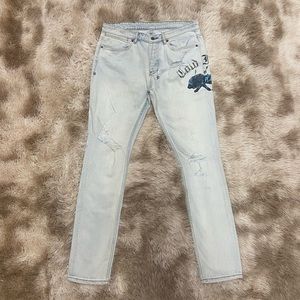 Ksubi White Van Wrinkle Jeans